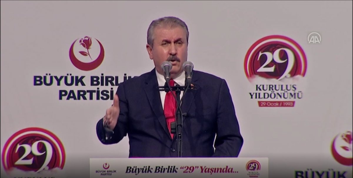 Mustafa Destici, partisinin 29 uncu kuruluş yıldönümünde konuştu #1