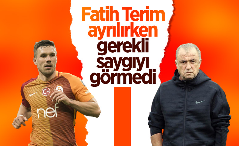 Lukas Podolski'den Fatih Terim açıklaması