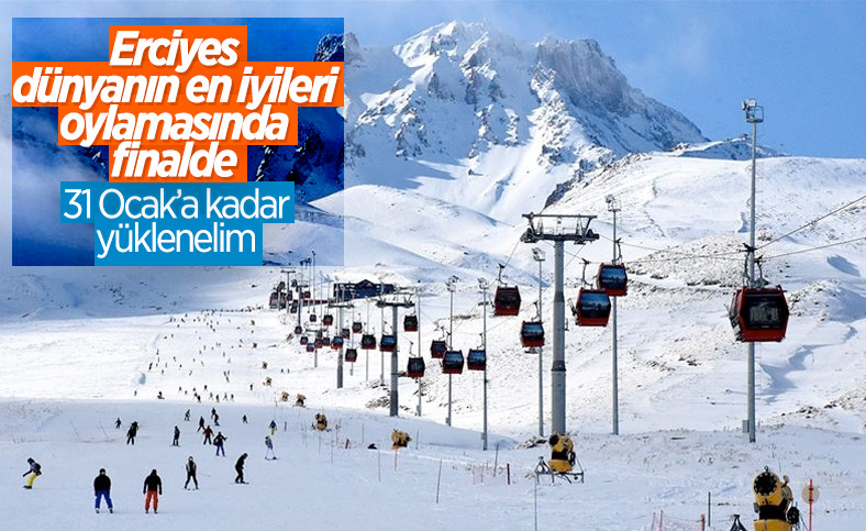 Erciyes, Avrupa'nın en iyi kayak merkezi yarışmasında finalde