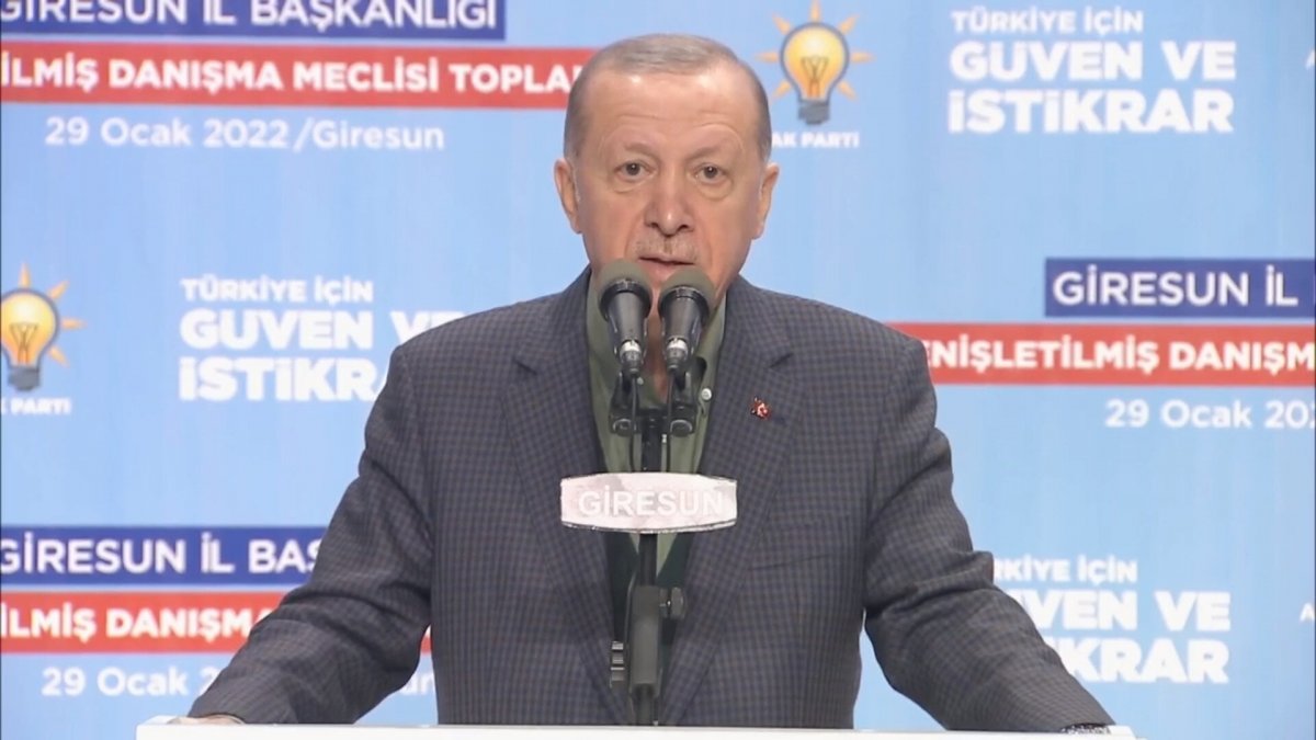 Cumhurbaşkanı Erdoğan: Giresun da verdiği sözleri Ankara da unutanlardan olmadık #1