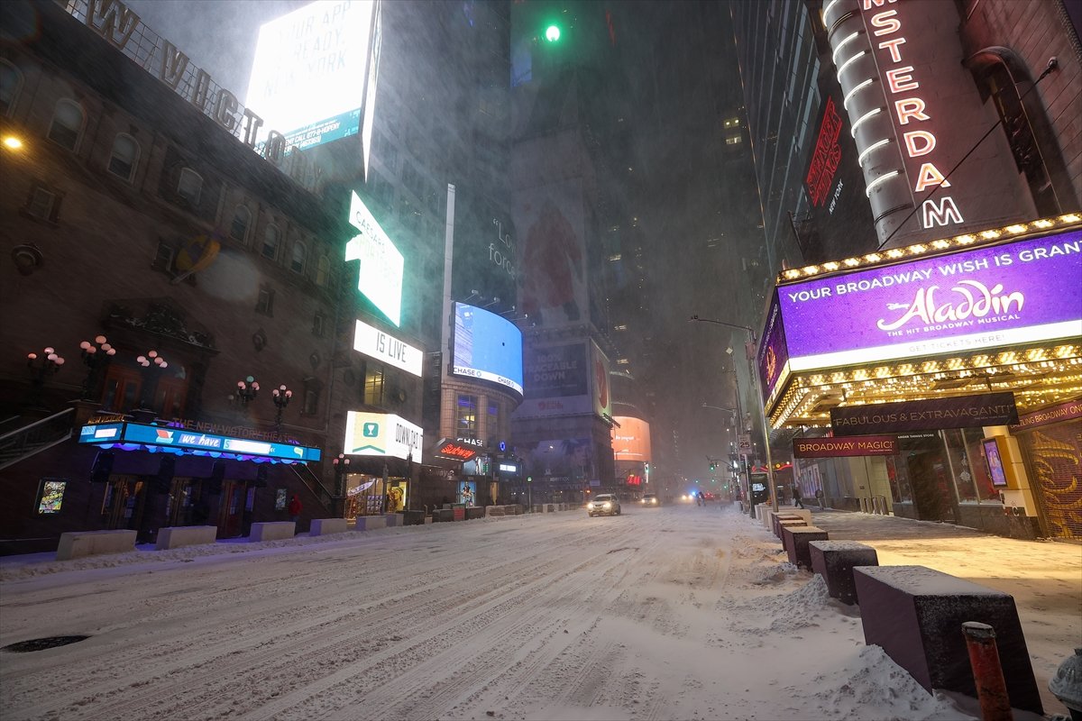 New York ta kar fırtınası etkili oldu #14