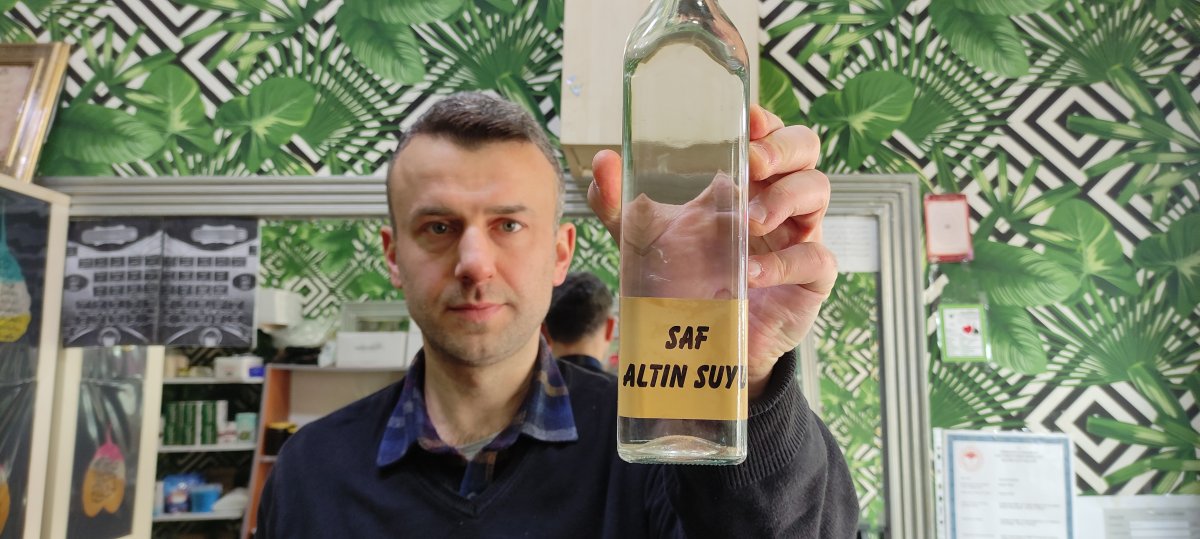 Bursa da altın suyunun litresi 350 liraya satılıyor #5