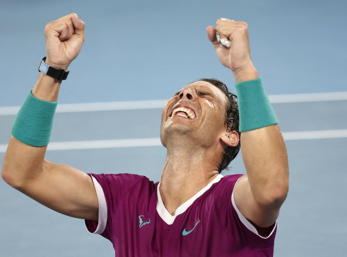 Avustralya Açık ta şampiyon Rafael Nadal #2