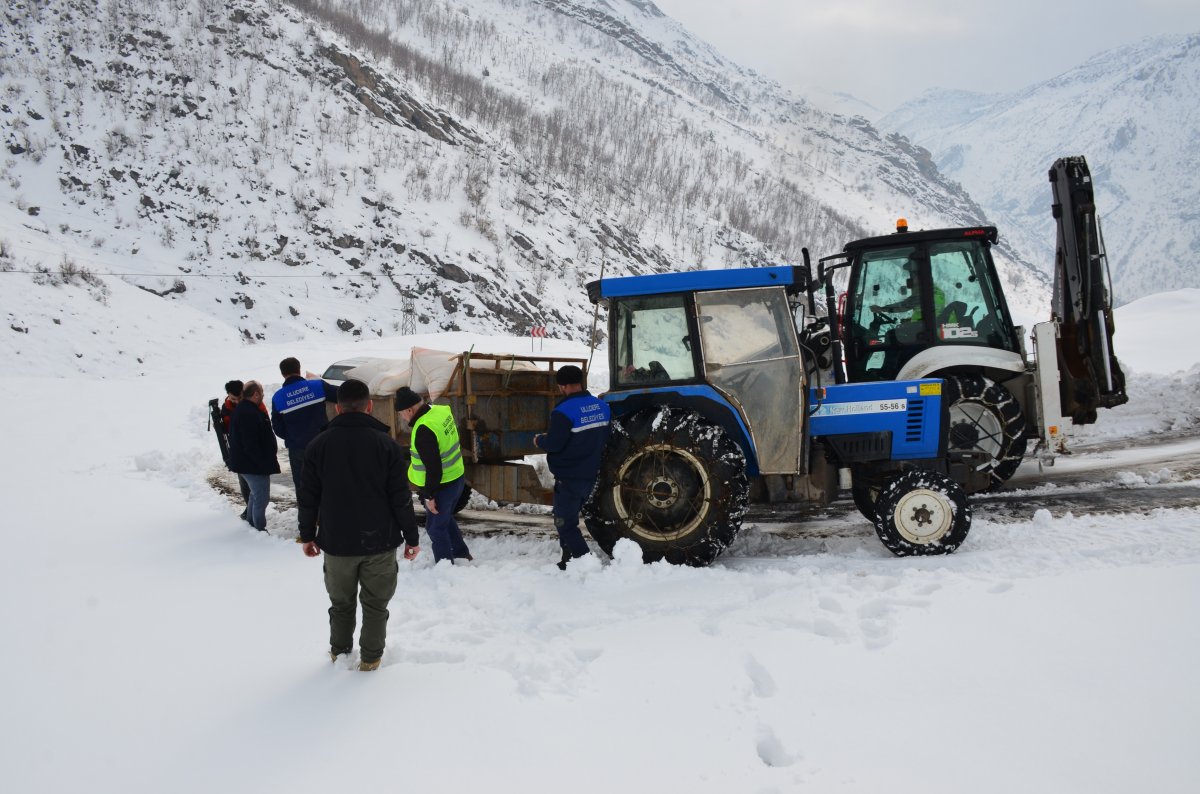 Tanin Dağlarına kepçelerle ulaşılıp yem bırakıldı #3