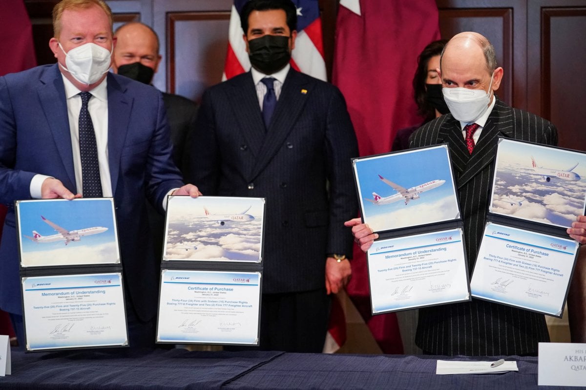 Katar ile Boeing arasında yolcu ve kargo uçakları için anlaşma sağlandı #4