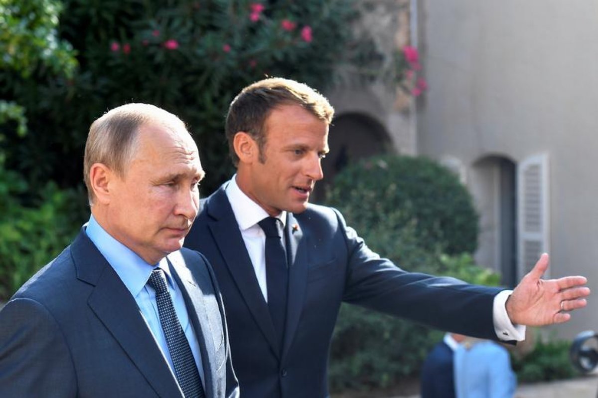 Emmanuel Macron, Rusya da Vladimir Putin ile görüşecek #1