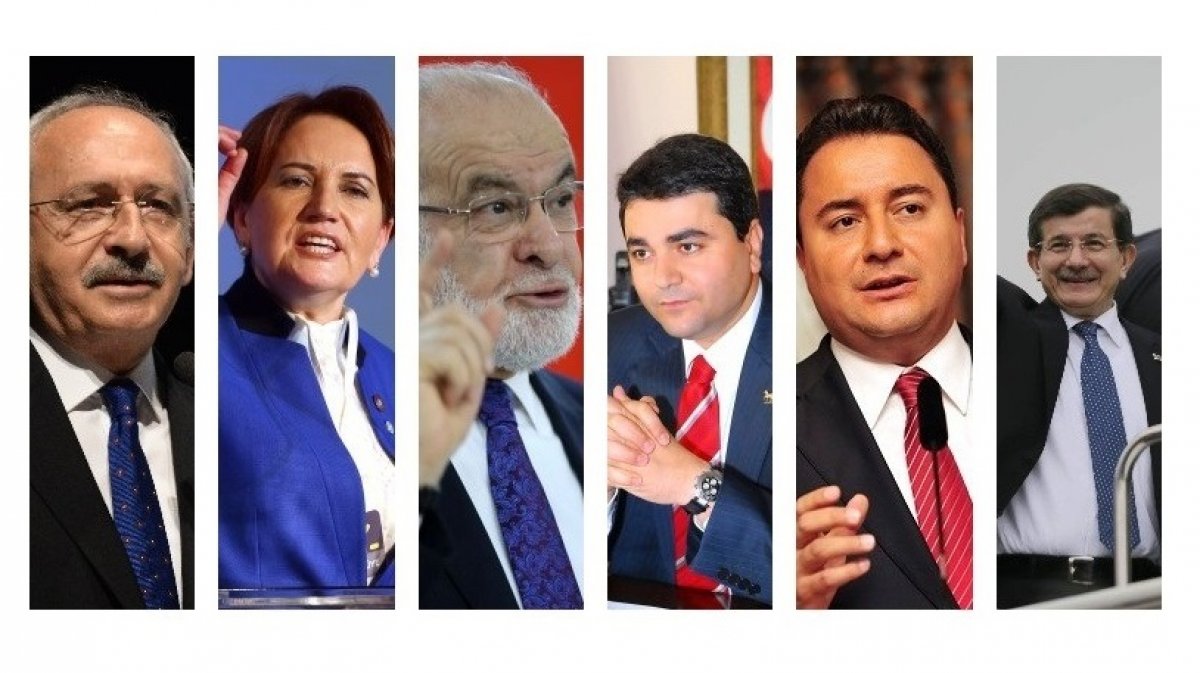6 muhalefet partisi genel başkanları bir araya gelecek #1