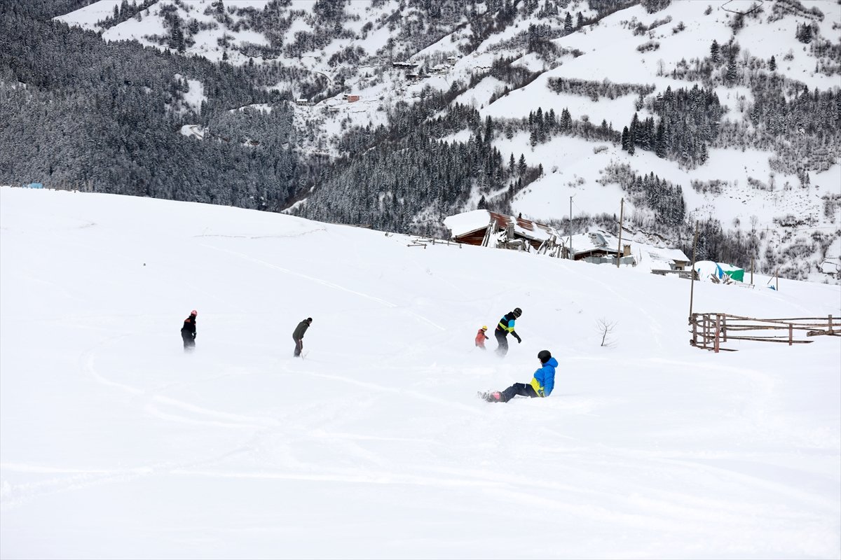 Rize de lazboard ile kayak şenliği yapıldı #11