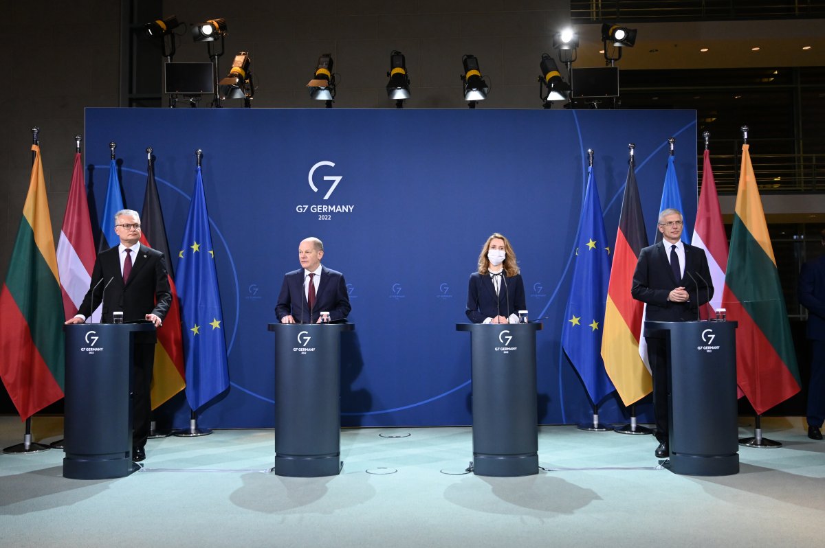 Almanya Başbakanı Scholz, Baltık ülkelerinin liderleriyle buluştu #5