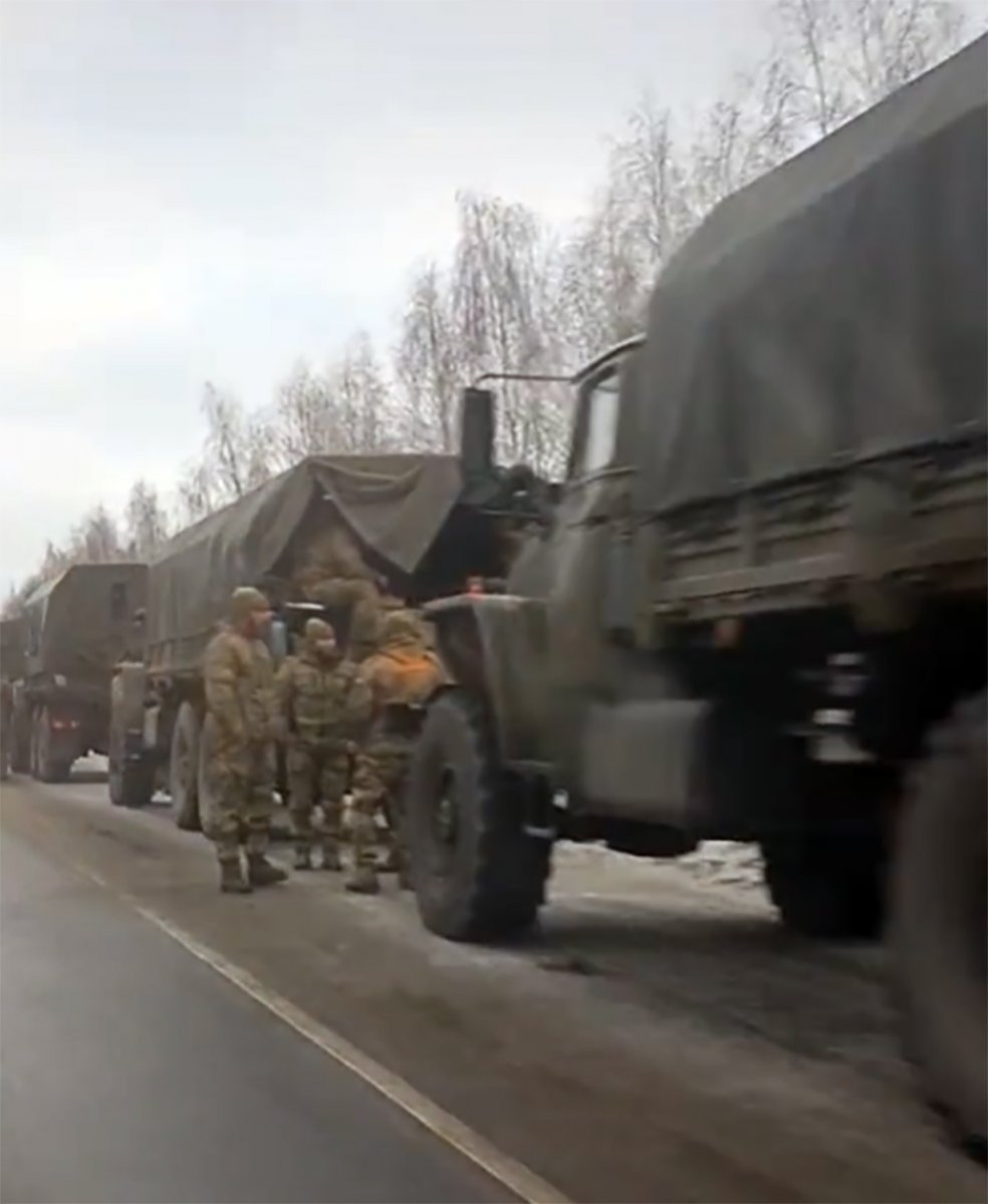 Rus ordusundan Ukrayna sınırına askeri yığınak #3