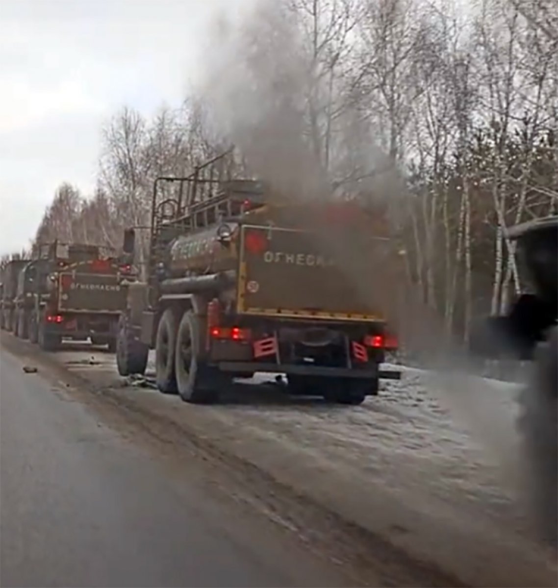 Rus ordusundan Ukrayna sınırına askeri yığınak #1
