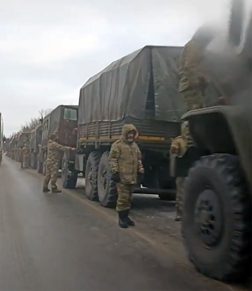 Rus ordusundan Ukrayna sınırına askeri yığınak #4