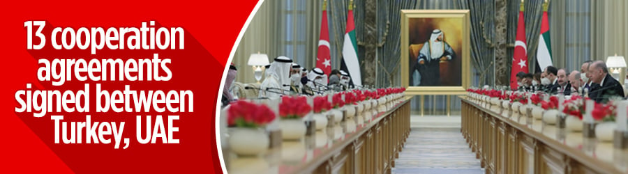 Strengthening bilateral ties common goal for Turkey, UAE: Turkish president