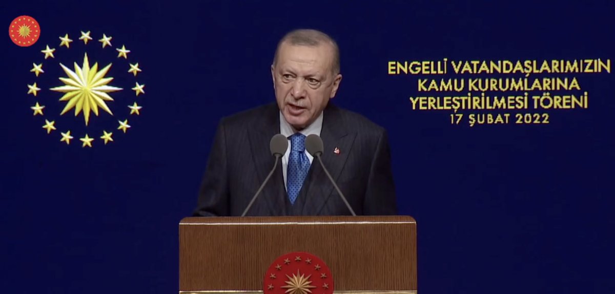 Cumhurbaşkanı Erdoğan, Engelli Kamu Personeli Atama Töreni ne katıldı #1