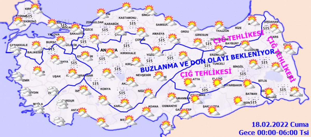 Meteoroloji den yeni hava durumu raporu! İşte il il güncel haritalar... #4