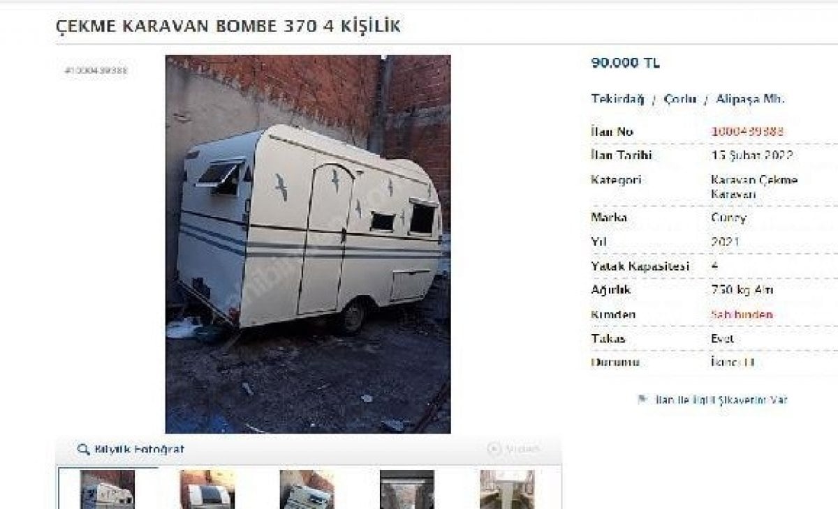 Edirne de çaldıkları karavanı satmaya çalışan çift, suçüstü yakalandı #1