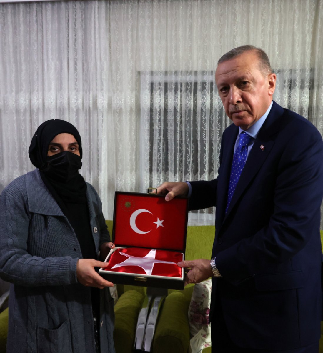 Cumhurbaşkanı Erdoğan, şehit Hayrettin Eren in ailesini ziyaret etti #4