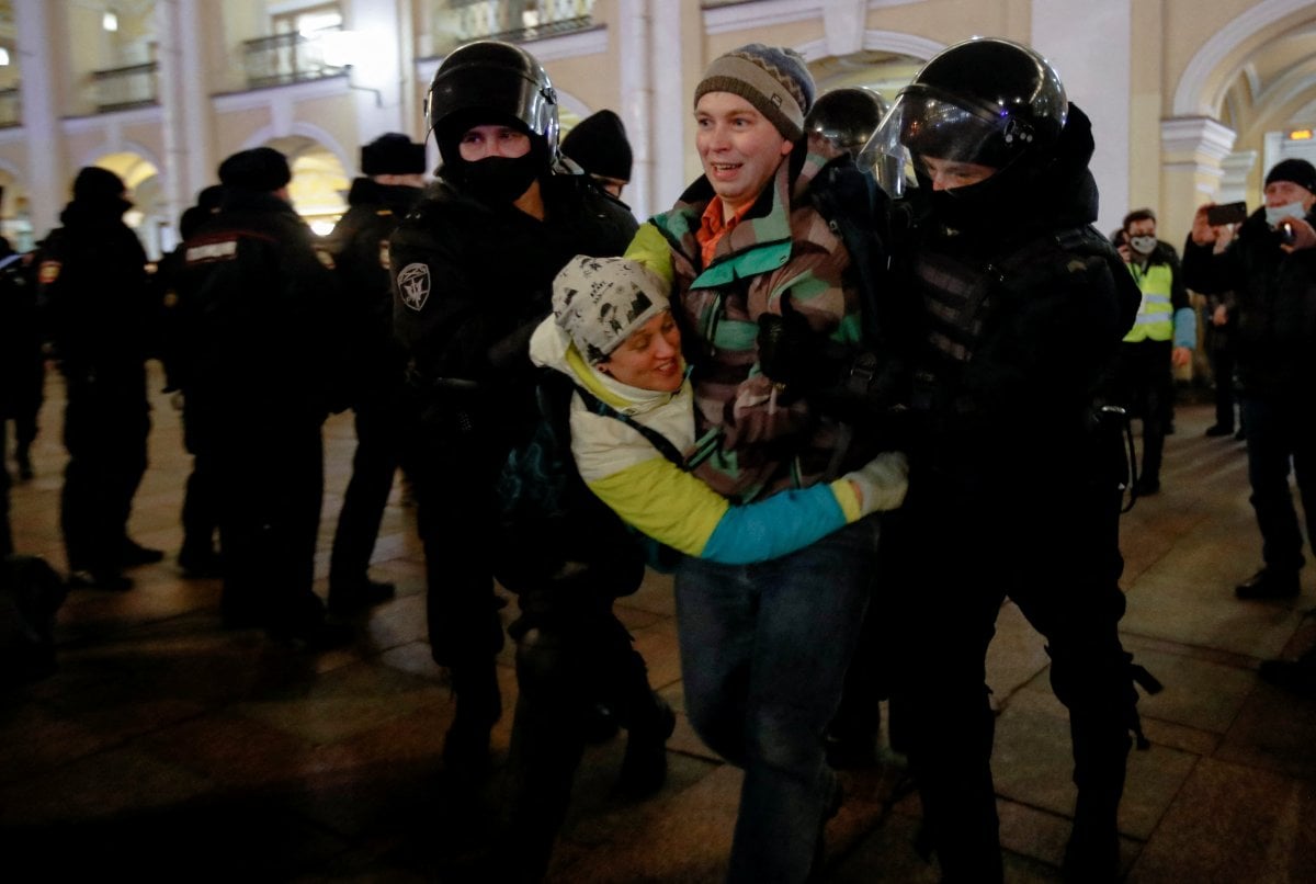 Rusya da savaş karşıtı protesto düzenlendi #3