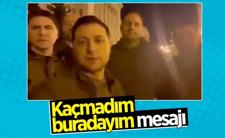 Vladimir Zelenskiy'den Ukrayna'yı savunuyoruz videosu