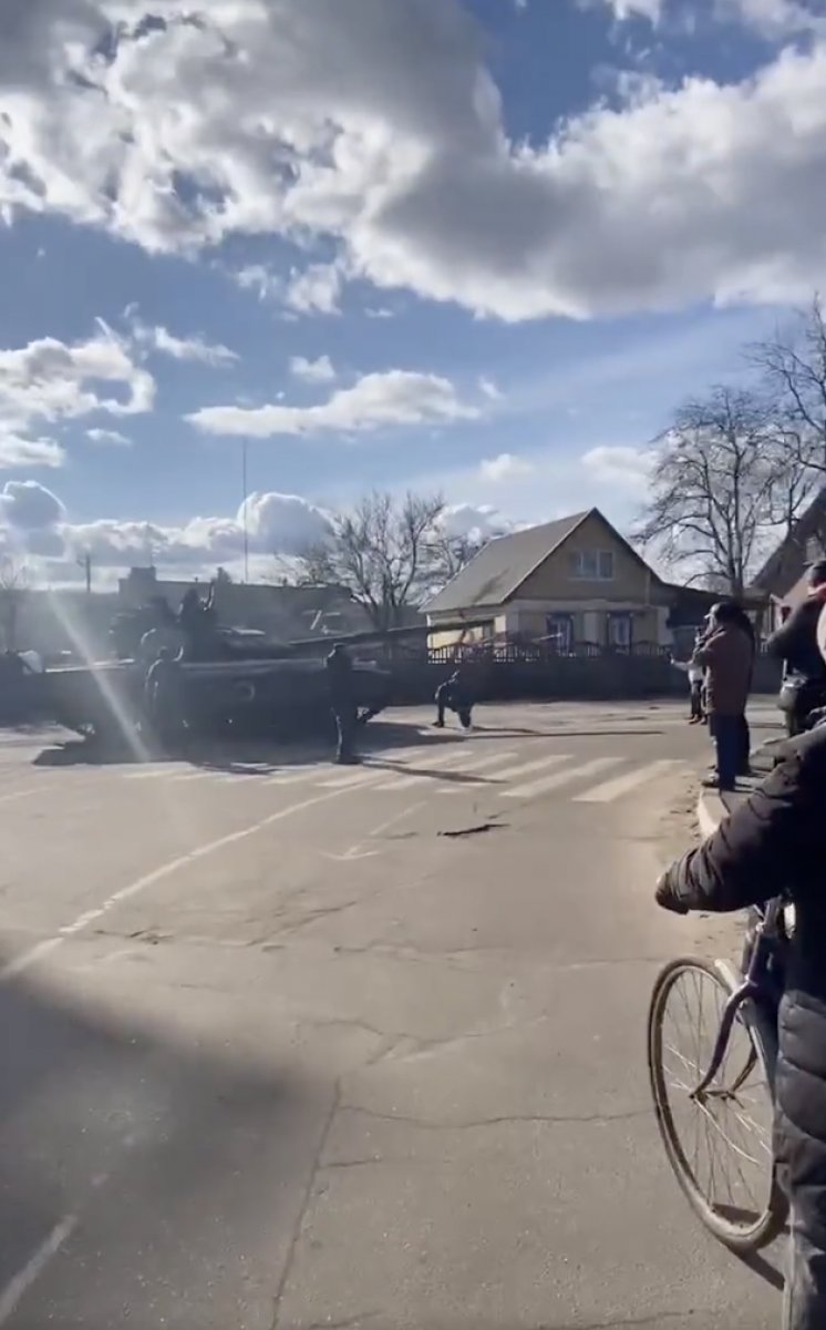 Ukraynalılar, Rus tanklarını durdurmaya çalıştı #3