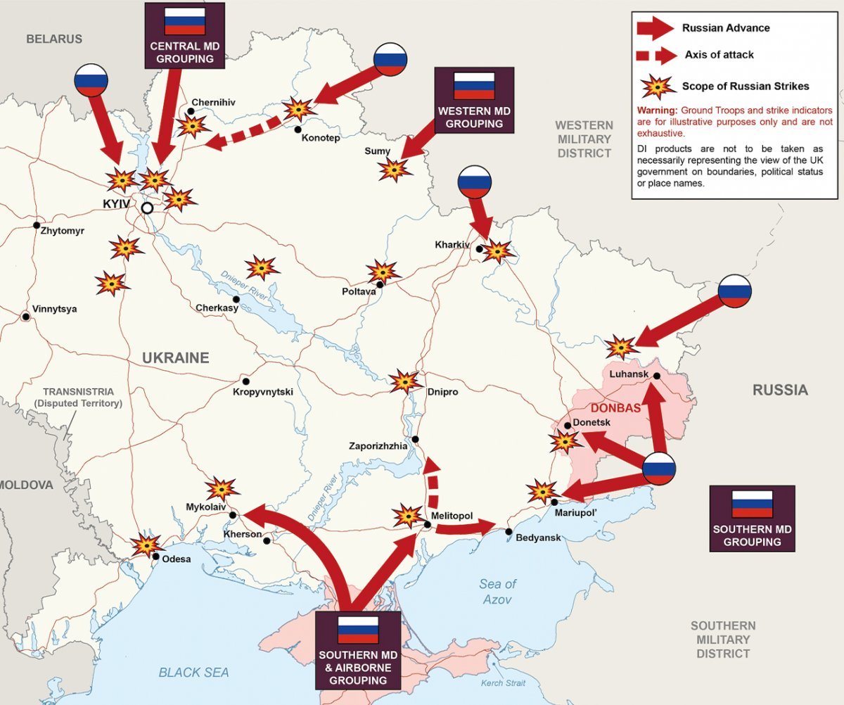 Rusya - Ukrayna çatışmasının yaşandığı noktalar #1