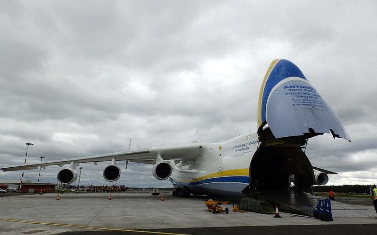 World's largest cargo plane damaged in war #4