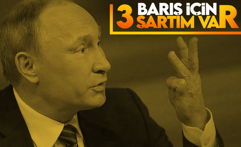 Putin'den Macron’a Ukrayna ile barış için üç şart