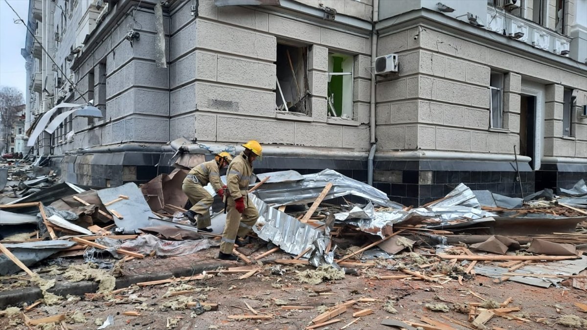 Police station hit in Kharkov #5