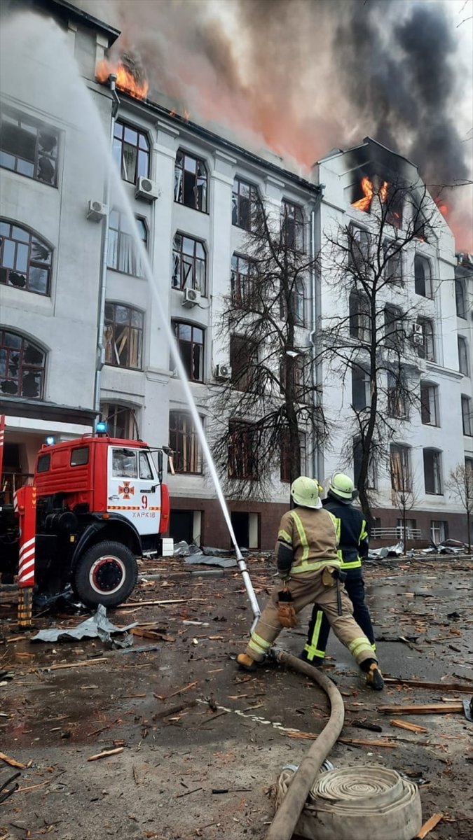 Police station hit in Kharkov #6