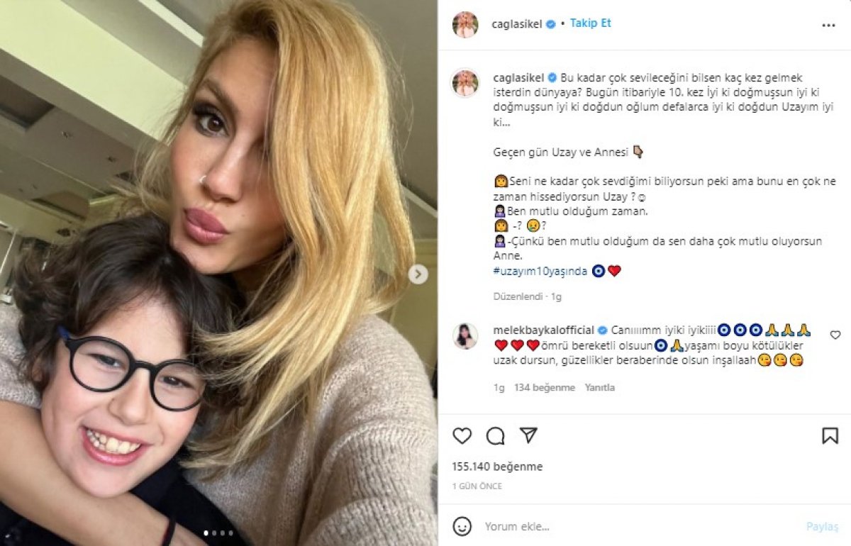 Çağla Şıkel ve Emre Altuğ un oğulları Uzay kocaman oldu, görenler inanamadı! Şu yakışıklılığa bir bakın... #1