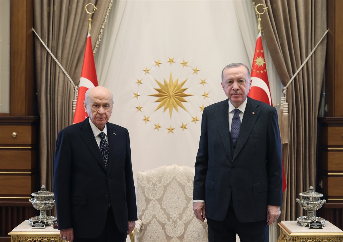Cumhurbaşkanı Erdoğan - Devlet Bahçeli görüşmesi #1
