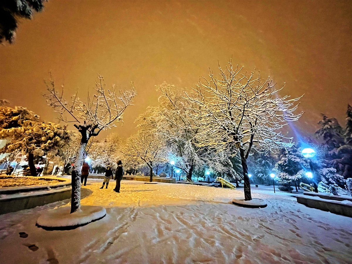 Isparta da yoğun kar yağışı nedeniyle elektrik kesintisi yaşanıyor #4