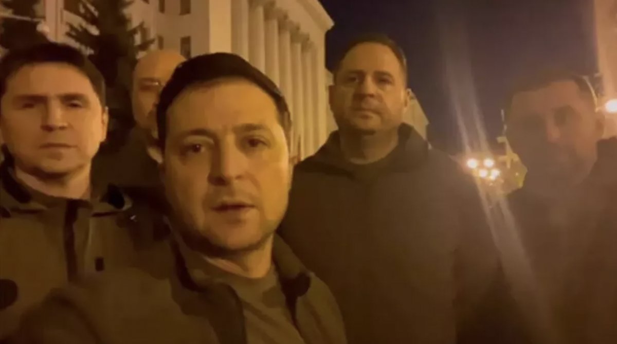Zelensky nin Polonya ya kaçtığı iddia edildi #2