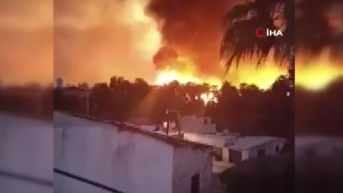 22 houses destroyed in a forest fire in Mexico
