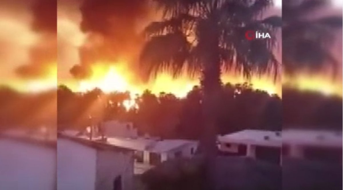 22 houses were destroyed in the forest fire in Mexico #2