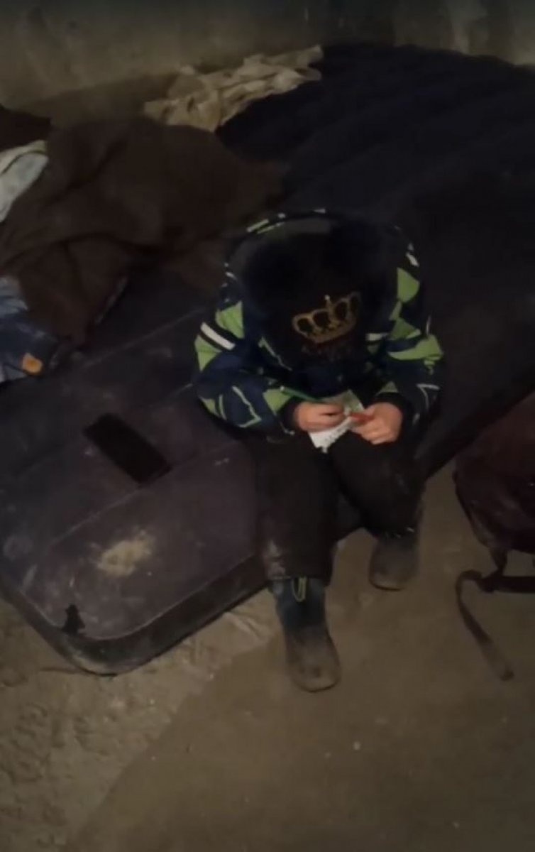 Ukraynalı annenin, sığınaktan gönderdiği video ağlattı #4