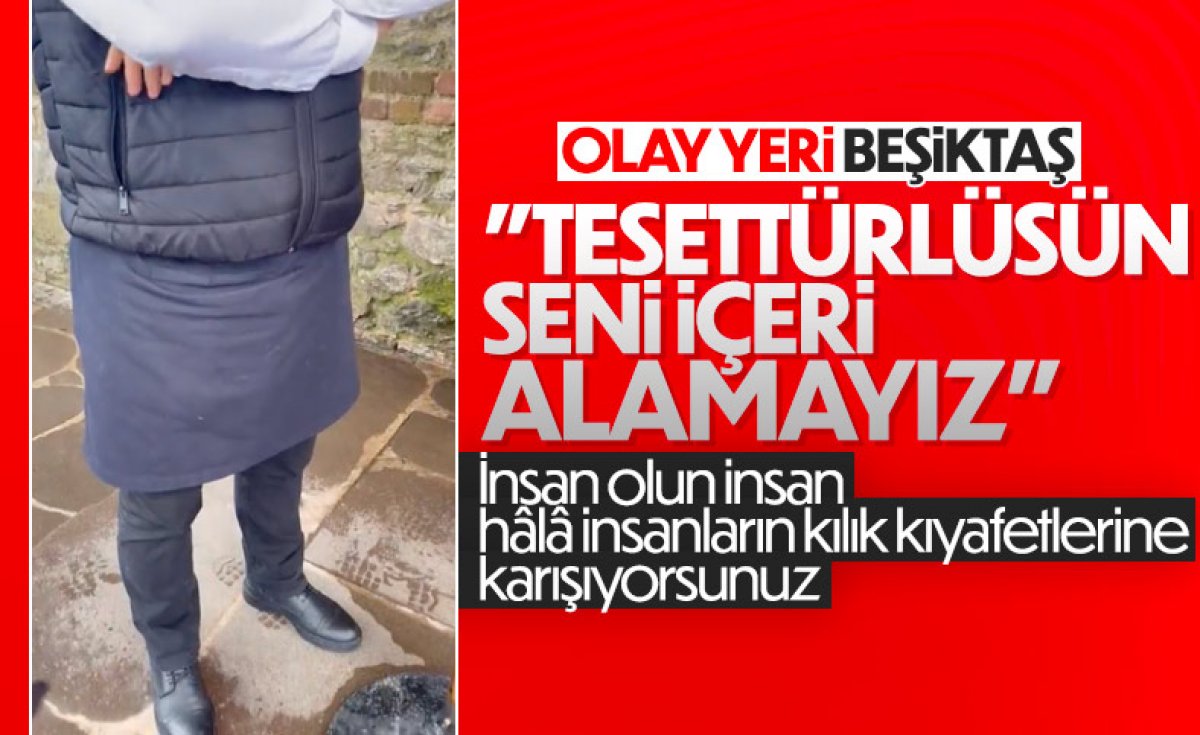 Beşiktaş ta tesettürlüleri içeri almayan restorana soruşturma başlatıldı #1