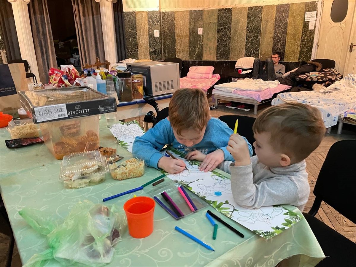 Lviv deki Les Kurbas Tiyatrosu sığınağa dönüştürüldü #3