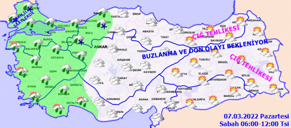 Meteoroloji den yeni hava durumu raporu! Bahar bir türlü gelemedi... #1