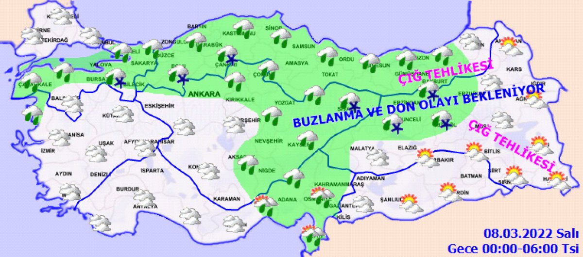 Meteoroloji den yeni hava durumu raporu! Bahar bir türlü gelemedi... #4