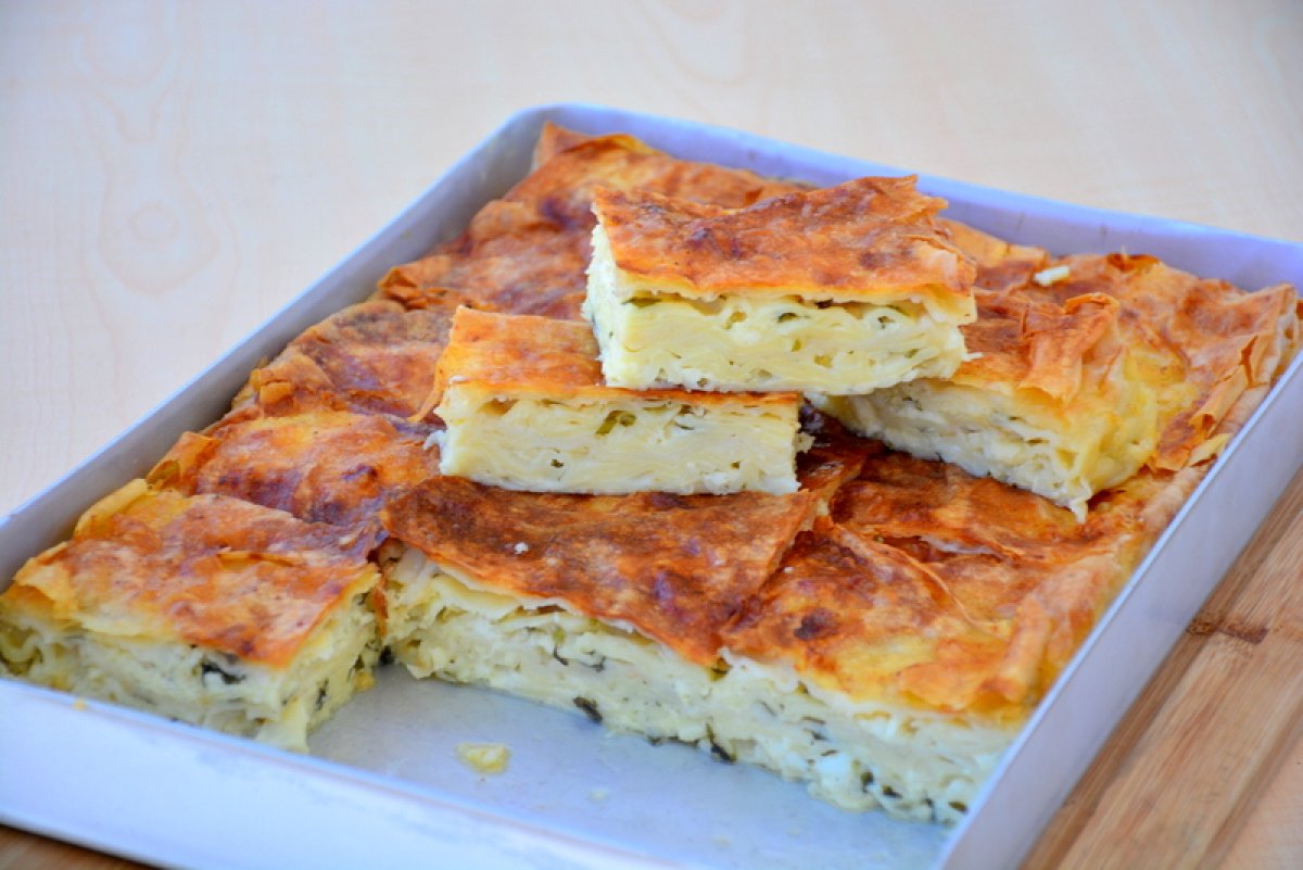 Elti kıskandıran tarif! Makarnadan su böreği yapılışı #1