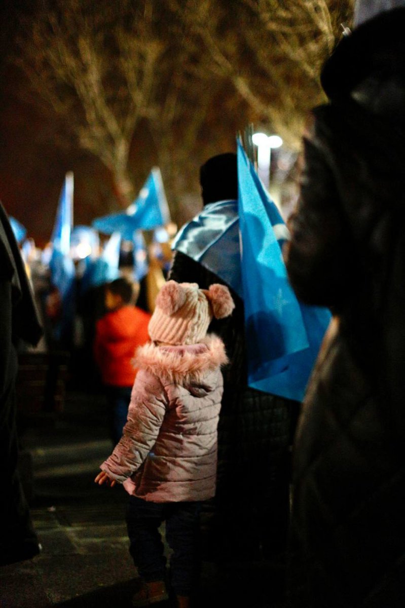 Women marched for East Turkestan on March 8 #16