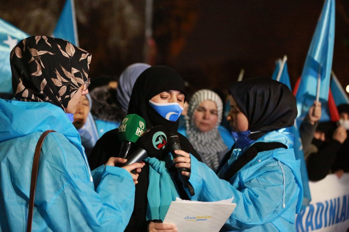 Women marched for East Turkestan on March 8 #5