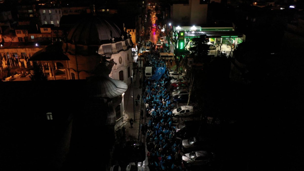 Women marched for East Turkestan on March 8 #9