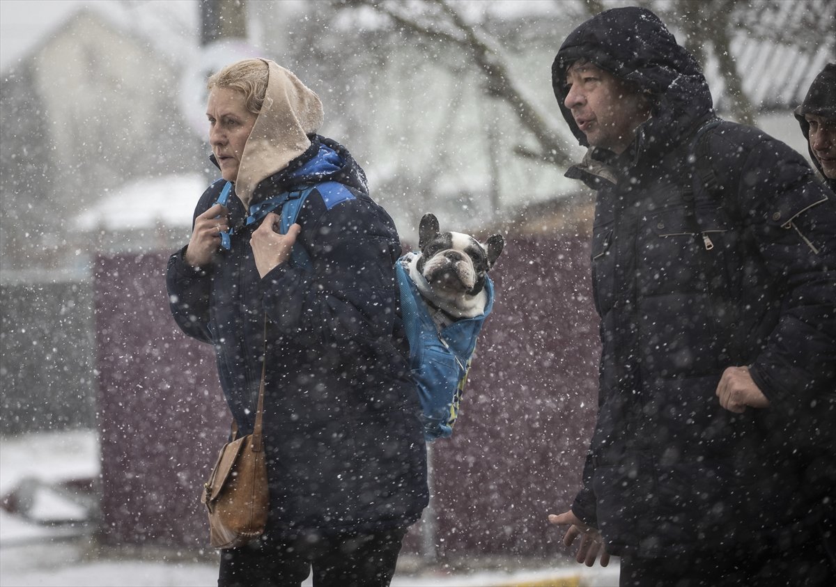 Evacuations from İrpin continue under snow #15