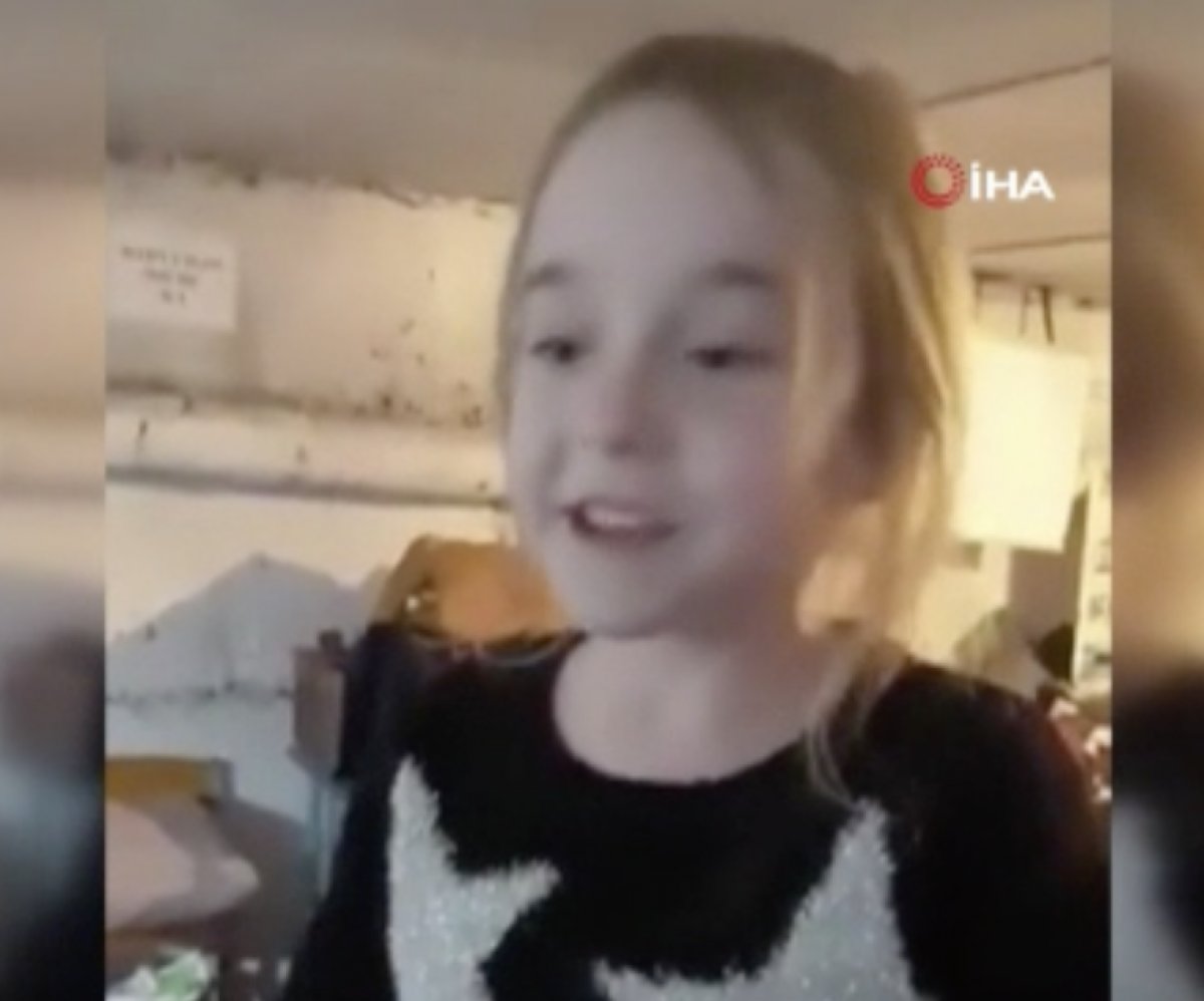 Little girl in Ukraine sang in the bunker #2