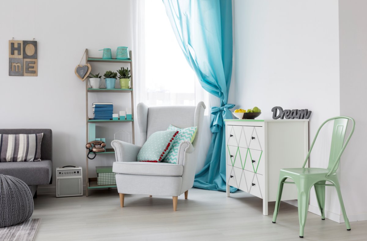 En şık salonlar için berjer kullanımı  #1