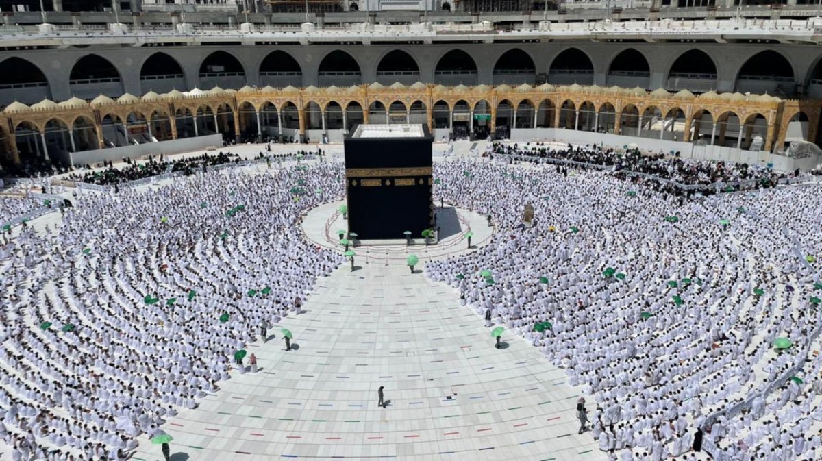 The first Friday prayer without social distance was held in the Kaaba #2