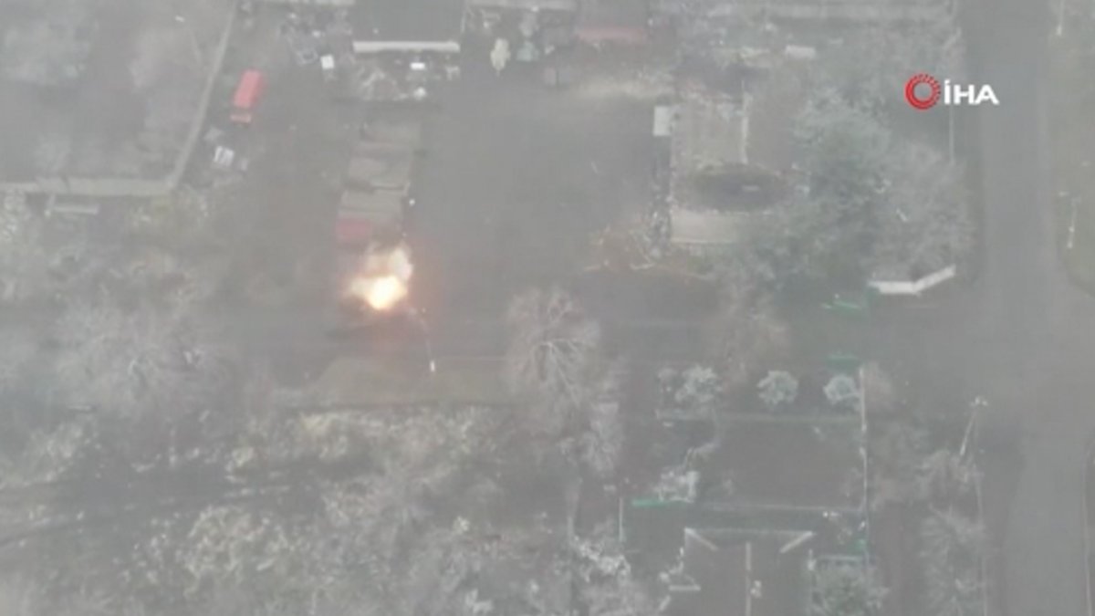 Ukraine destroyed Russian tank