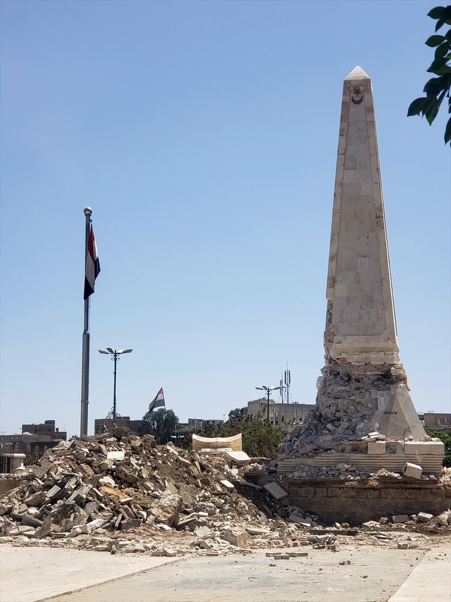 In Yemen, the Houthis tried to destroy the Turkish Martyrdom Monument #3